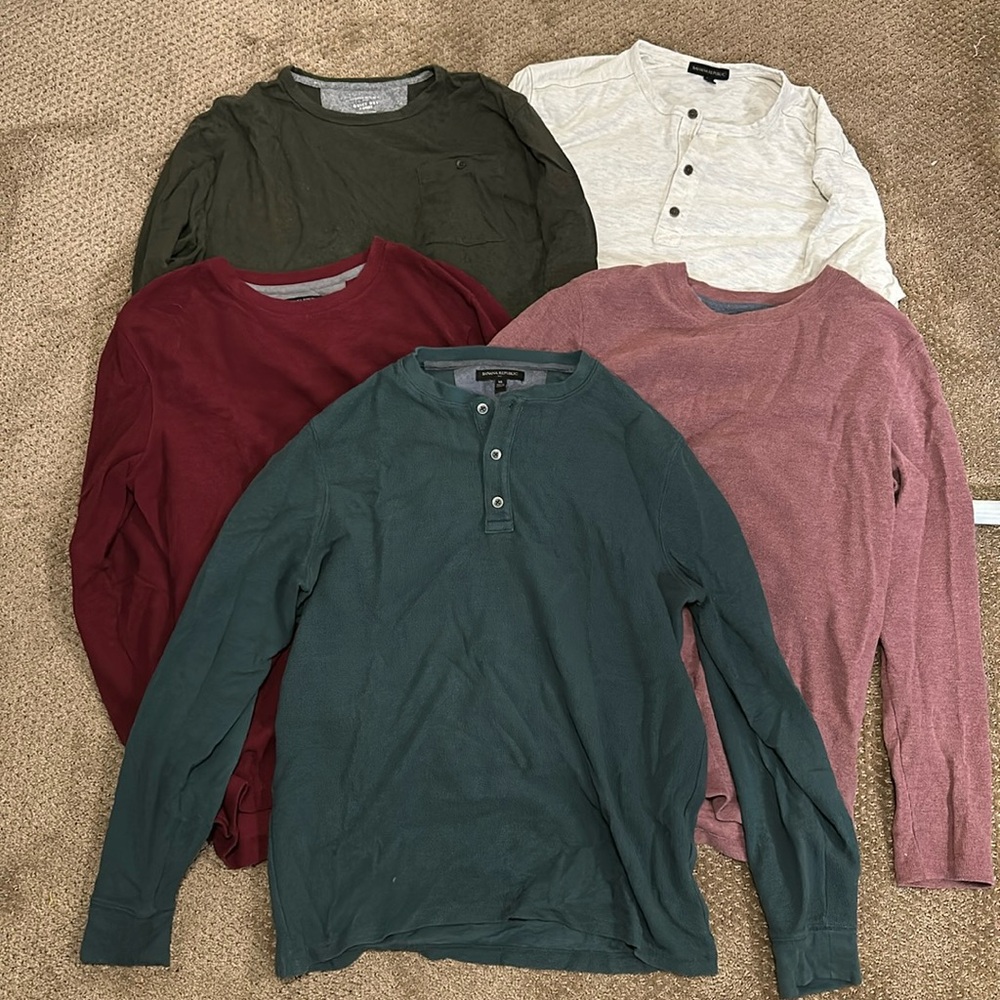 Banana Republic Long Sleeve Mens Shirts XL